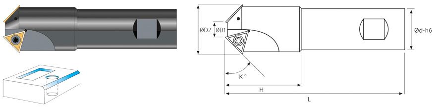CHAMF. MILL 315W 32X100X30°