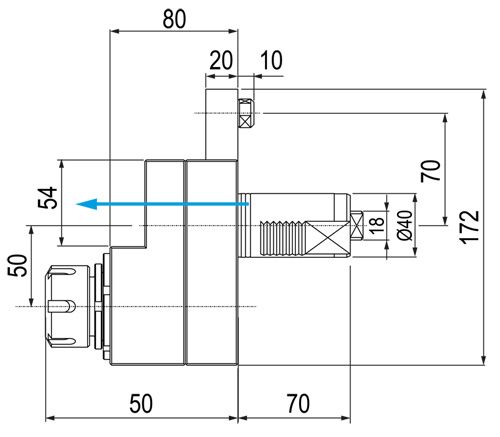 MAZAK SQT 15/18AXIAL ER32