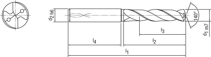 DRILL 12 MM MX4 IC 3XD