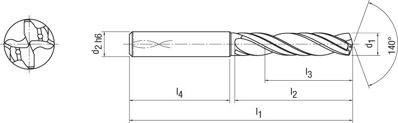 DRILLREAMER 5,00 H7 MXF