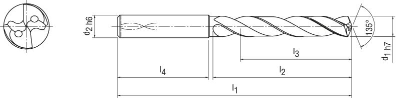 DRILL SPEED 11,5 MM MX2 IC 5XD