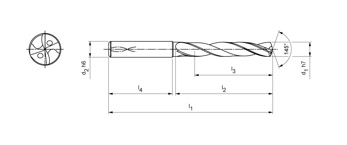 DRILL MEGA SPEED 5,7 MM 5XD IK