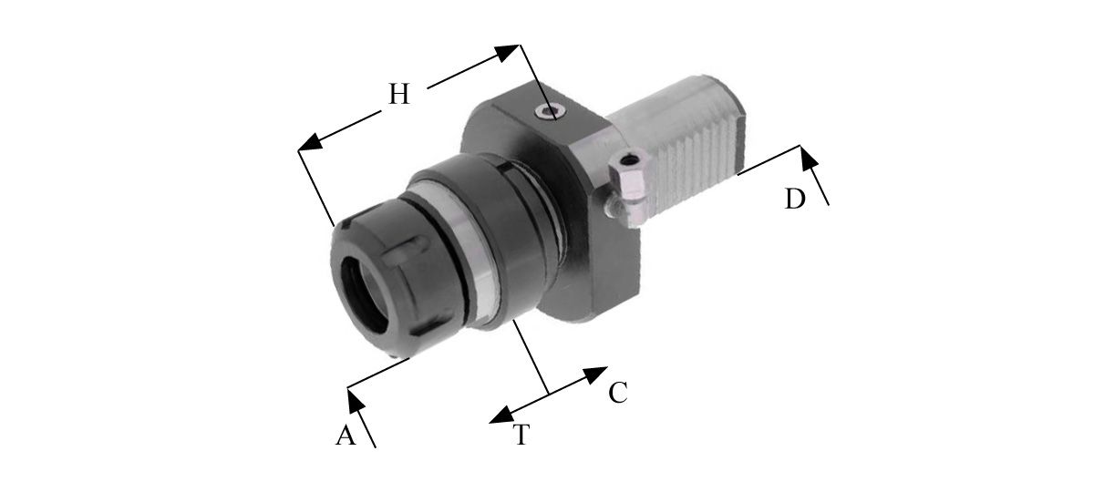 TAP HOLDER ER32 M6-M20 VDI 30